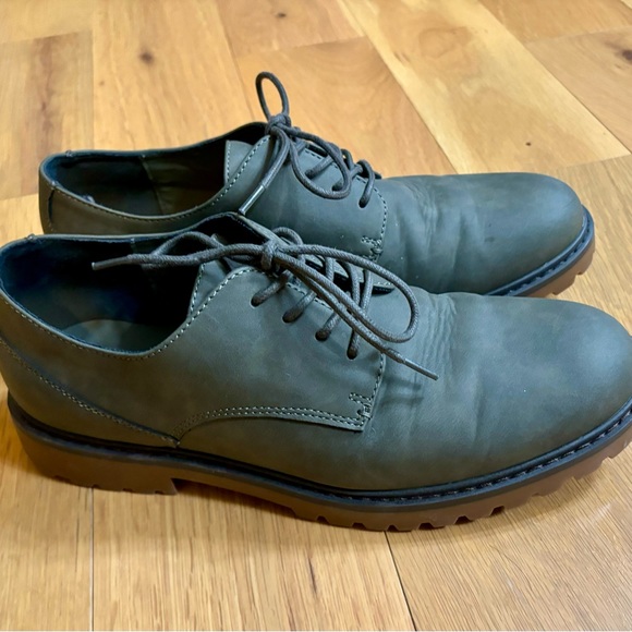 Abound Men’s 10 Tyson Lug Lace-Up Oxford Shoes in Gray. Excellent Condition. - Picture 1 of 7